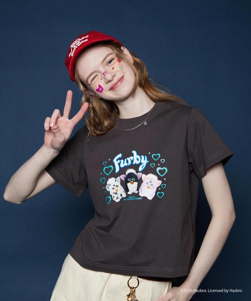MILKFED.(ミルクフェド)の「MILKFED. / Furby COMPACT S/S TEE(Tシャツ/カットソー・レディース・チャコール・ONE SIZE)」の3枚目の写真
