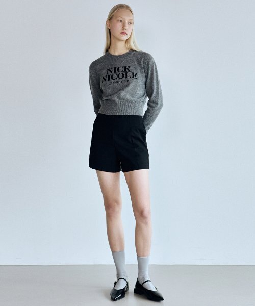 NICK&NICOLE(ニックアンドニコール)の「MICRO HALF PANTS_BLACK(その他パンツ・レディース・その他・SMALL/MEDIUM/LARGE)」の4枚目の写真