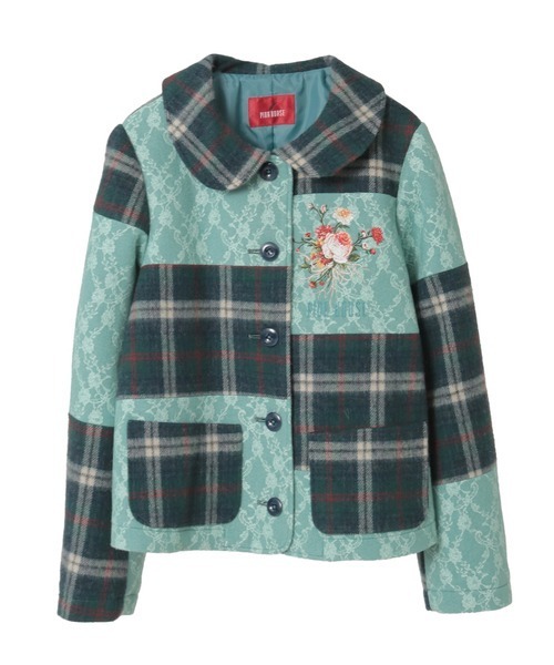 PINK HOUSE（ピンクハウス）の「ニードルパンチ×シャギーチェック