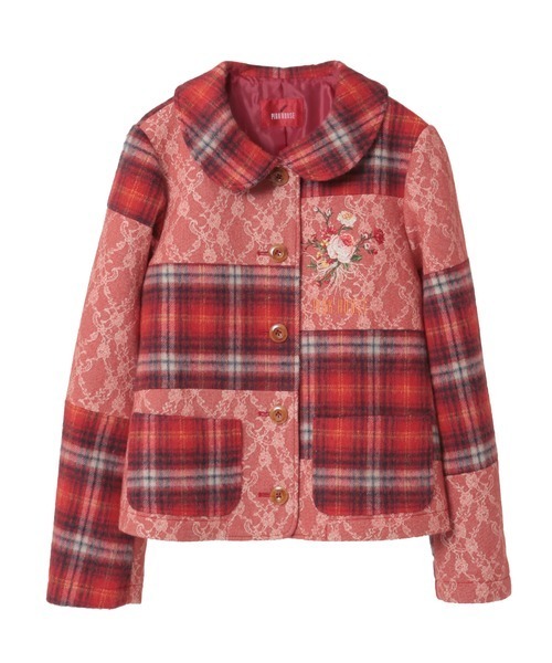 PINK HOUSE（ピンクハウス）の「ニードルパンチ×シャギーチェック