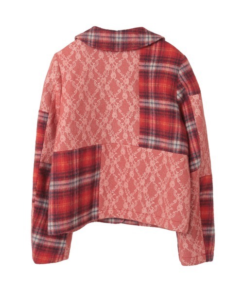 PINK HOUSE（ピンクハウス）の「ニードルパンチ×シャギーチェック