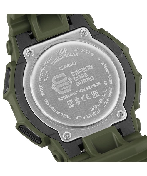 G-SHOCK(ジーショック)の「GA-B010シリーズ / ソーラー&Bluetooth / GA-B010-3AJF(アナログ腕時計・メンズ・モスグリーン・FREE)」の5枚目の写真