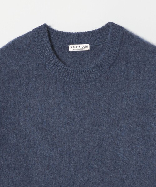 BEAUTY&YOUTH UNITED ARROWS(ビューティーアンドユースユナイテッドアローズ)の「ブラッシュド ヤク クルーネック ニット(ニット/セーター・メンズ・ロイヤルブルー/ベージュ/ダークグレー・S/M/XL/L)」の14枚目の写真