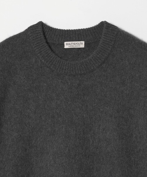 ブラッシュド ヤク クルーネック ニット（ニット/セーター