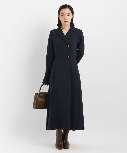 Andemiu（アンデミュウ）の「カシュクールフウワンピース606735（ワンピース・レディース・チャコールグレー/ベージュ/ネイビー・FREE）」の19枚目の写真