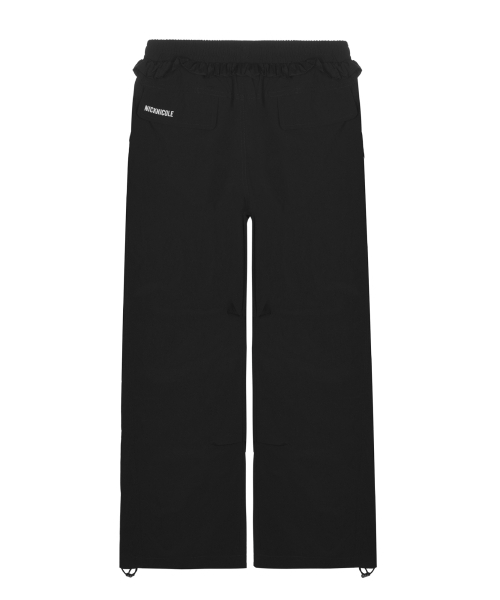 NICK&NICOLE(ニックアンドニコール)の「RUFFLE LACE PARACHUTE PANTS_BLACK(スウェットパンツ・レディース・ブラック・FREE)」の6枚目の写真
