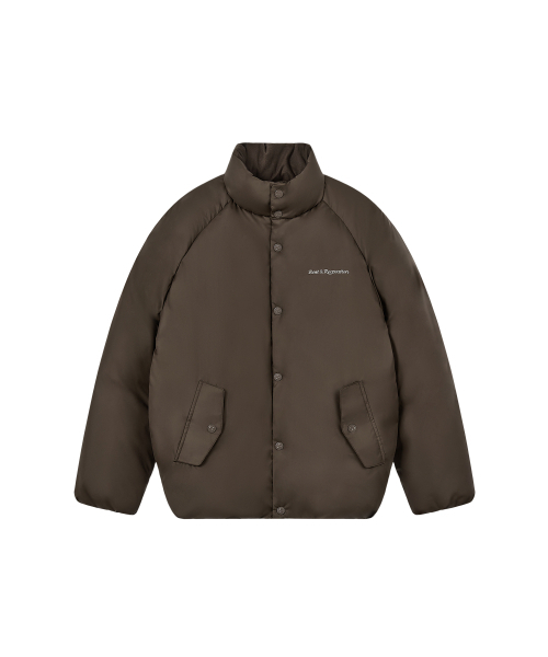 Rest&Recreation(レストアンドレクリエーション)の「RAGLAN DOWN JUMPER - BROWN(ダウンジャケット/コート・メンズ・その他・ONE)」の2枚目の写真