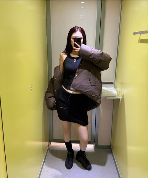 Rest&Recreation(レストアンドレクリエーション)の「RAGLAN DOWN JUMPER - BROWN(ダウンジャケット/コート・メンズ・その他・ONE)」の9枚目の写真
