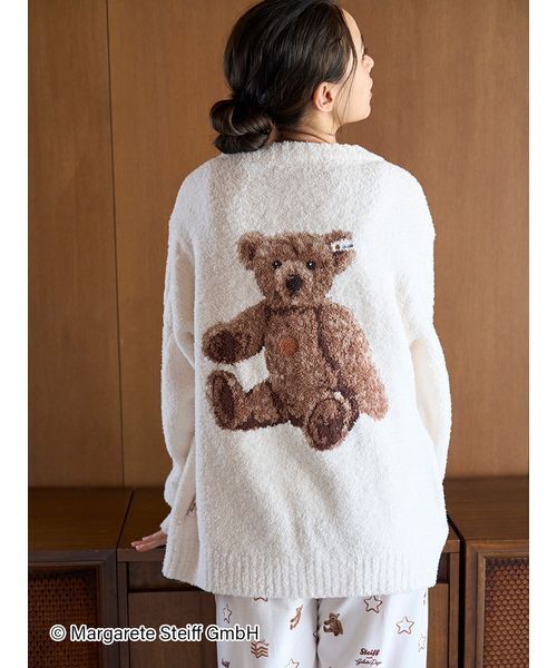 ジェラートピケシュタイフカーディガン gelato pique 【Steiff】フェアアイル柄カーディガン