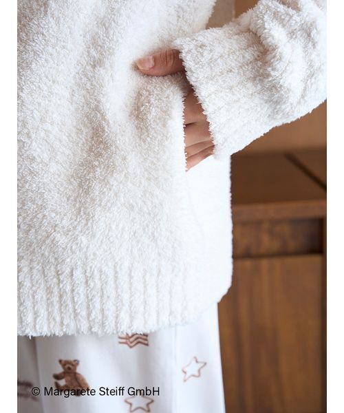 Steiff】【UNISEX】パウダージャガードカーディガン（ルームウェア