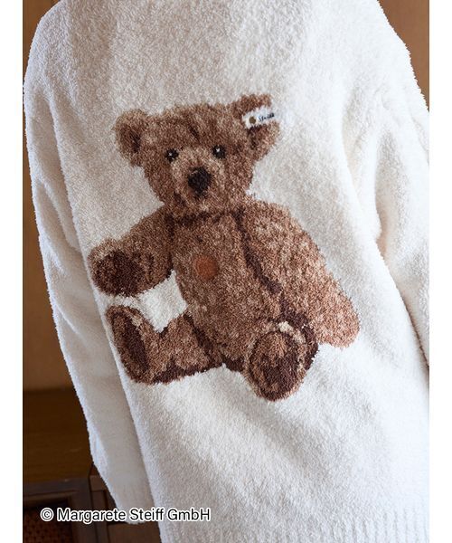 Steiff】【UNISEX】パウダージャガードカーディガン（ルームウェア