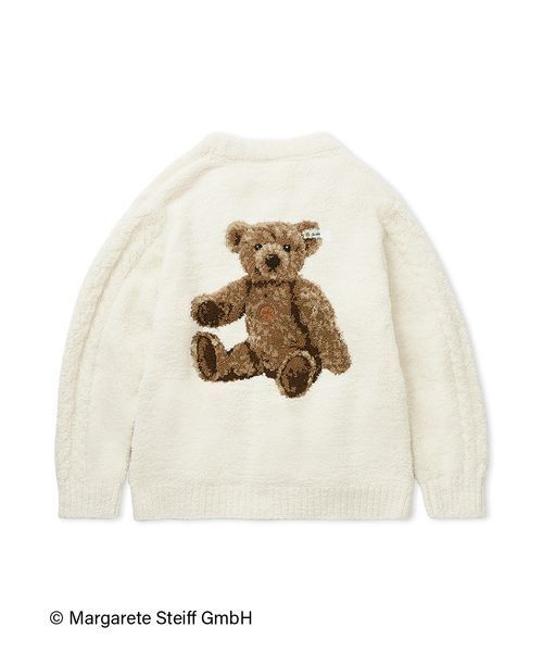 Steiff】【UNISEX】パウダージャガードカーディガン（ルームウェア