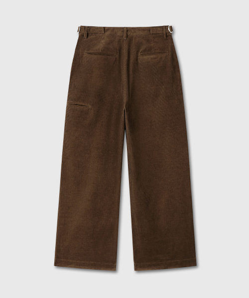 DIVEIN(ダイブイン)の「UNIFORM CORDUROY CHINO PANTS (BROWN)(その他パンツ・メンズ・その他・0/1/2)」の3枚目の写真