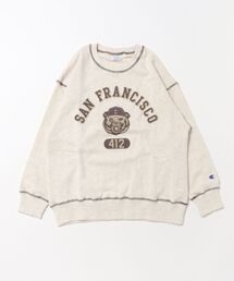 Champion（チャンピオン）の「2025AW Champion/チャンピオン 裏毛 カレッジロゴプリント クルーネック スウェットトレーナー/キッズ（スウェット）」