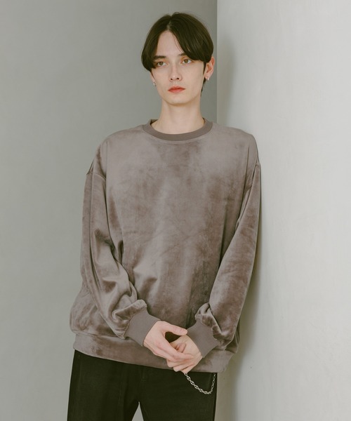 セール】MICRO SHAGGY SWEAT CREW / マイクロシャギースウェットクルー