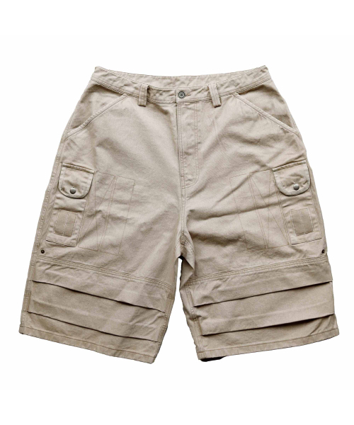 TWOSPC（トゥースペイス）の「ビトリ カーゴ ワイド バミューダパンツ [ベージュ]（その他パンツ・レディース・その他・5/2/3/4）」の3枚目の写真