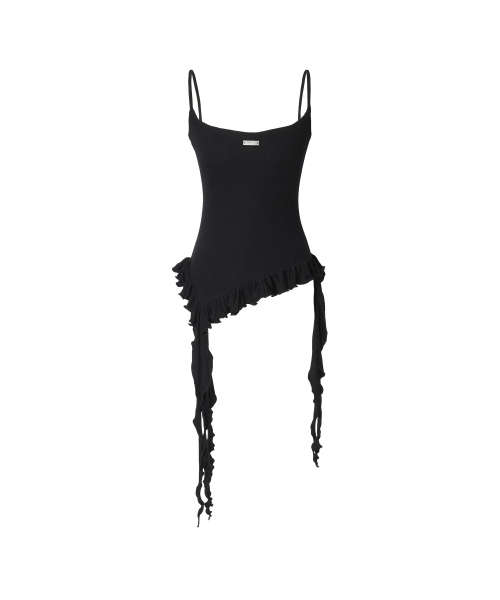 KHAKIPOINT(カーキポイント)の「Ruffle Layered Sleeveless (black)(Tシャツ/カットソー・レディース・その他・FREE)」の2枚目の写真