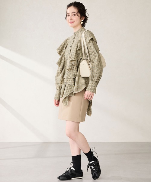 MISCH MASCH(ミッシュマッシュ)の「ダブルポケットボストンバッグ(ショルダーバッグ・レディース・ベージュ/ブラック・フリ-)」の22枚目の写真
