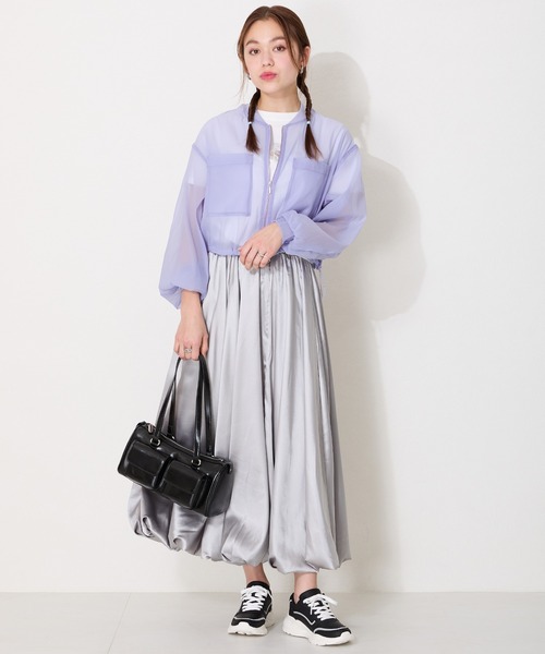 MISCH MASCH(ミッシュマッシュ)の「ダブルポケットボストンバッグ(ショルダーバッグ・レディース・ベージュ/ブラック・フリ-)」の12枚目の写真