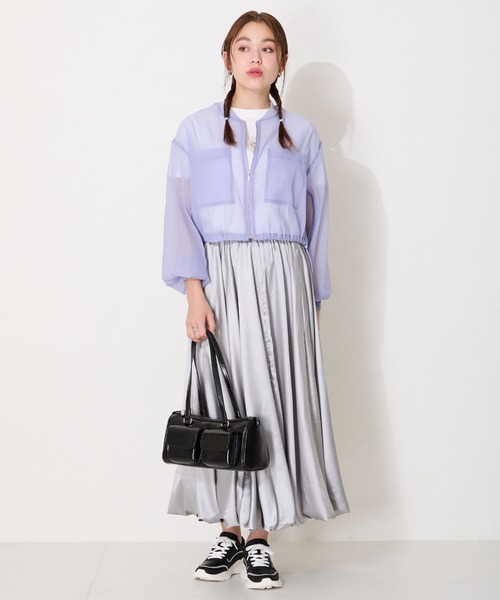 MISCH MASCH(ミッシュマッシュ)の「ダブルポケットボストンバッグ(ショルダーバッグ・レディース・ベージュ/ブラック・フリ-)」の15枚目の写真