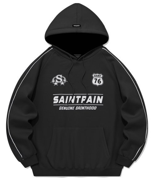 SPリーグパイピングフード-ブラック