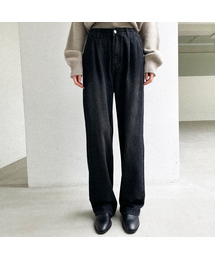 Relaxed fit pintuck denim_2 Colors