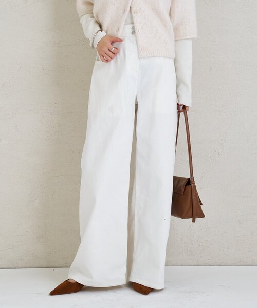 mystic（ミスティック）の「スタッズデニム（デニムパンツ・レディース・オフホワイト/ブルー系その他・0/1/2）」の7枚目の写真