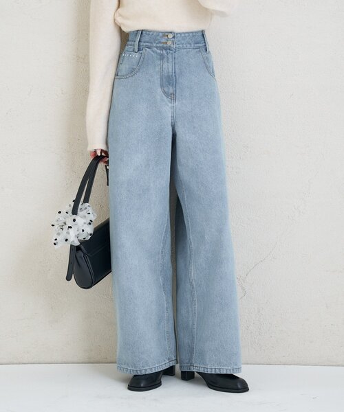 mystic（ミスティック）の「スタッズデニム（デニムパンツ・レディース・オフホワイト/ブルー系その他・0/1/2）」の22枚目の写真