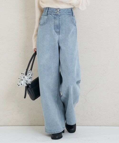 mystic（ミスティック）の「スタッズデニム（デニムパンツ・レディース・オフホワイト/ブルー系その他・0/1/2）」の21枚目の写真
