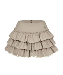 Charm Frill Culotte Mini Skirt