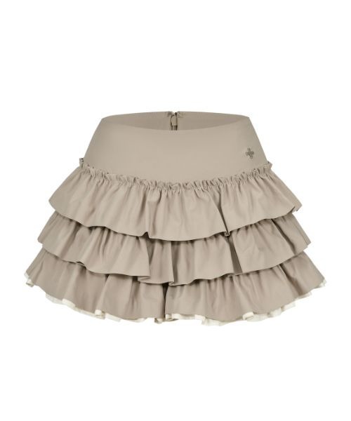 Charm Frill Culotte Mini Skirt（スカート）｜andwang（アンドワン