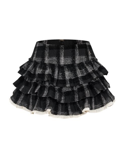 スカート andwang Charm frill cullotte mini skirt Charm Frill Culotte Mini Skirt（スカート）｜andwang（アンドワン