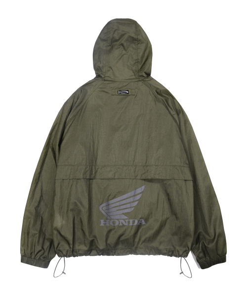 PHYPS MOTORCYCLE(フィップスモーターサイクル)の「Honda PERTEX Wind Breaker_Khaki(ナイロンジャケット・レディース・その他・SMALL/MEDIUM/LARGE/X-LARGE)」の3枚目の写真