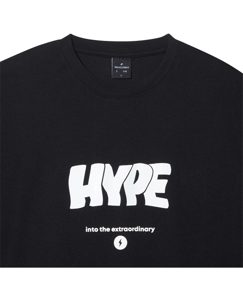 WANGGWAN(ワングァン)の「HYPE オーバーサイズ 半袖Tシャツ (ブラック)(Tシャツ/カットソー・メンズ・その他・LARGE/MEDIUM)」の2枚目の写真