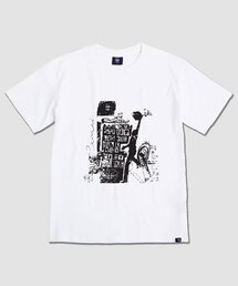 CAMEL WORK（キャメルワーク）の「バスケットボールプレイヤー 半袖Tシャツ(ホワイト)（Tシャツ/カットソー）」