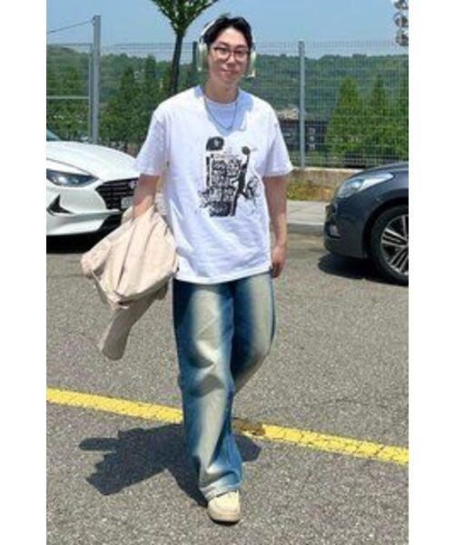 CAMEL WORK(キャメルワーク)の「バスケットボールプレイヤー 半袖Tシャツ(ホワイト)(Tシャツ/カットソー・メンズ・その他・LARGE/MEDIUM/X-LARGE)」の12枚目の写真