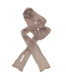 HETIT（ヘティ）の「リンクルドットローズスカーフ（ココア）（バンダナ/スカーフ）」