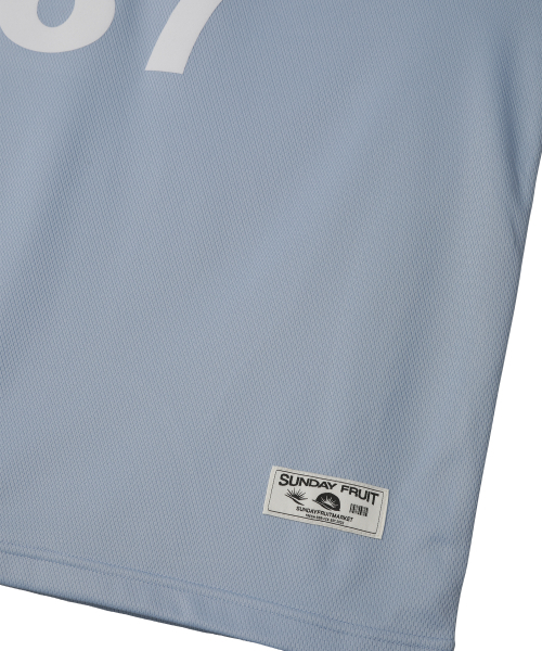 SUNDAY FRUIT MARKET(サンデーフルーツマーケット)の「SUNDAY 87 MESH TANK SKYBLUE(Tシャツ/カットソー・メンズ・その他・MEDIUM/LARGE)」の4枚目の写真