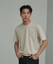 SPERONE（スペロネ）の「[クールエバー] ベーシックスタンダードロゴショートスリーブ (ベージュ)（Tシャツ/カットソー）」