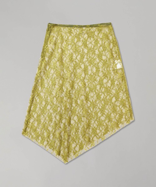forget-me-nots(フォーゲットミーノッツ)の「LACE SKIRT FMN-25SS-SK-003(スカート・レディース・カーキ/ホワイト/ブラック・FREE)」の1枚目の写真