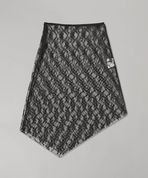 forget-me-nots(フォーゲットミーノッツ)の「LACE SKIRT FMN-25SS-SK-003(スカート・レディース・カーキ/ホワイト/ブラック・FREE)」の3枚目の写真
