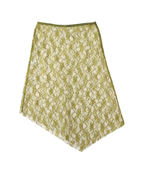 forget-me-nots(フォーゲットミーノッツ)の「LACE SKIRT FMN-25SS-SK-003(スカート・レディース・カーキ/ホワイト/ブラック・FREE)」の4枚目の写真