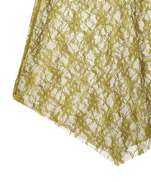 forget-me-nots(フォーゲットミーノッツ)の「LACE SKIRT FMN-25SS-SK-003(スカート・レディース・カーキ/ホワイト/ブラック・FREE)」の6枚目の写真