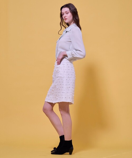 TOCCA(トッカ)の「PROMISE RIBBON ROSETTE ブラウス(シャツ/ブラウス・レディース・アイボリー系/ライトグリーン系/ネイビー系・0/4)」の9枚目の写真