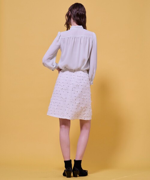 TOCCA(トッカ)の「PROMISE RIBBON ROSETTE ブラウス(シャツ/ブラウス・レディース・アイボリー系/ライトグリーン系/ネイビー系・0/4)」の10枚目の写真