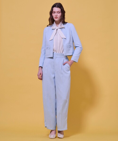 TOCCA(トッカ)の「PROMISE RIBBON ROSETTE ブラウス(シャツ/ブラウス・レディース・アイボリー系/ライトグリーン系/ネイビー系・0/4)」の17枚目の写真