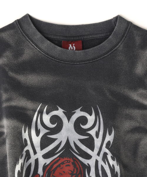 L.H.P（エルエイチピー）の「VENTIQUE/ベンティーク/Graphic Crew Ver2（スウェット・レディース・ブラック・F）」の2枚目の写真