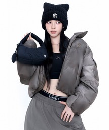 MLB（メジャーリーグベースボール）の「【日本未入荷】MLB KOREA ベーシック スポーティー ステッチ ミニホーボーバッグ NYヤンキース（ショルダーバッグ）」