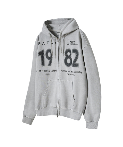 AMOU(アモウ)の「1982 Vintage Uniform hoodie zip up gray(パーカー・レディース・その他・FREE)」の16枚目の写真