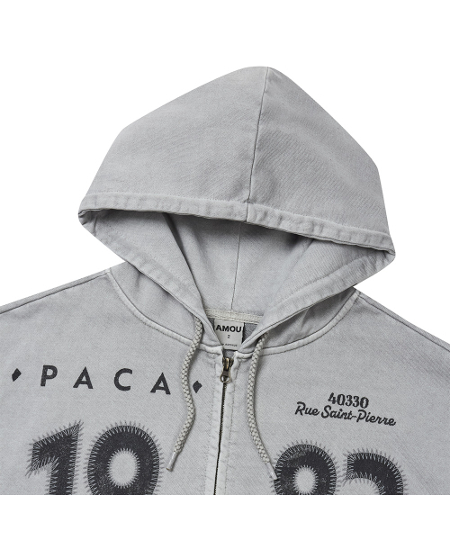 AMOU(アモウ)の「1982 Vintage Uniform hoodie zip up gray(パーカー・レディース・その他・FREE)」の11枚目の写真